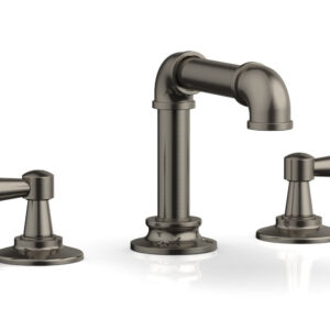 Phylrich WORKS 2 Widespread Faucet – Low Spout 221-04 – Pewter
