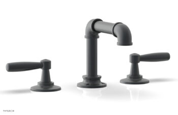 Phylrich WORKS 2 Widespread Faucet - Low Spout 221-04 - Gun Metal