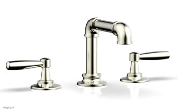 Phylrich WORKS 2 Widespread Faucet - Low Spout 221-04 - Satin Nickel