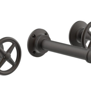 Phylrich WORKS 2 Wall Lavatory Set – Cross Handles 221-11 – Oil Rubbed Bronze