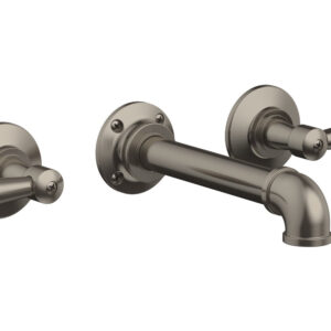 Phylrich WORKS 2 Wall Lavatory Set – Lever Handles 221-12 – Pewter