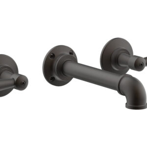 Phylrich WORKS 2 Wall Lavatory Set – Lever Handles 221-12 – Oil Rubbed Bronze