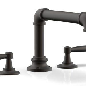 Phylrich WORKS 2 Deck Tub Set – Lever Handles 221-41 – Oil Rubbed Bronze