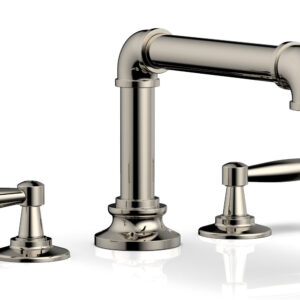 Phylrich WORKS 2 Deck Tub Set – Lever Handles 221-41 – Polished Nickel