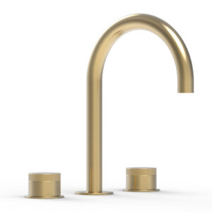Phylrich BASIC II Widespread Faucet 230-01 – Satin Brass