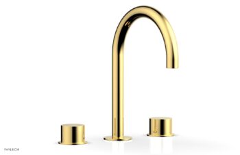 Phylrich BASIC II Widespread Faucet 230-02 - Polished Gold