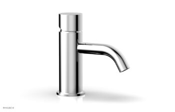Phylrich BASIC II Single Hole Lavatory Faucet, Smooth Handle 230-07 - Polished Chrome