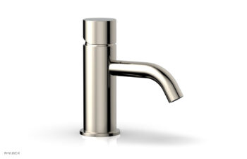 Phylrich BASIC II Single Hole Lavatory Faucet, Smooth Handle 230-07 - Polished Nickel