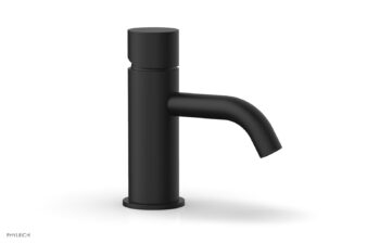 Phylrich BASIC II Single Hole Lavatory Faucet, Smooth Handle 230-07 - Matte Black