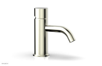 Phylrich BASIC II Single Hole Lavatory Faucet, Smooth Handle 230-07 - Satin Nickel