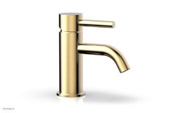 Phylrich BASIC II Single Hole Lavatory Faucet, Lever Handle 230-09 - Satin Brass