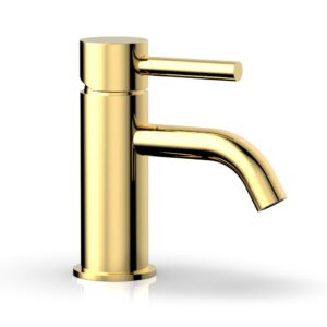 Phylrich BASIC II Single Hole Lavatory Faucet, Lever Handle 230-09 – Polished Gold