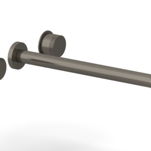 Phylrich Basic II 14″  Wall Lavatory Set – Knurled Handles 230-11-14 – Pewter