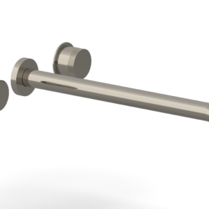 Phylrich Basic II 14″  Wall Lavatory Set – Knurled Handles 230-11-14 – Polished Nickel