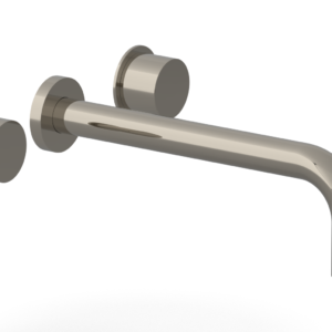 Phylrich Basic II 10″  Wall Lavatory Set – Smooth Handles 230-12-10 – Polished Nickel