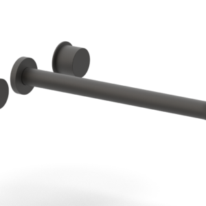 Phylrich Basic II 14″  Wall Lavatory Set – Smooth Handles 230-12-14 – Oil Rubbed Bronze