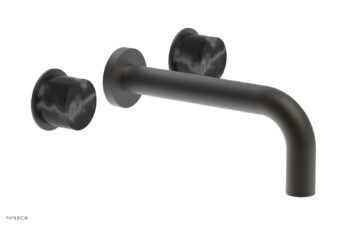 Phylrich BASIC II Wall Lavatory Set - Black Marble 230-13 - Oil Rubbed Bronze