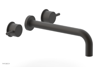Phylrich Basic II 10"  Wall Lavatory Set - Lever Handles 230-14-10 - Oil Rubbed Bronze