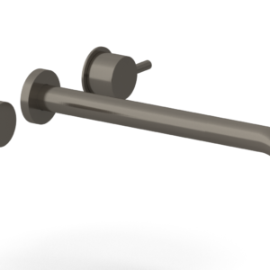 Phylrich Basic II 12″  Wall Lavatory Set – Lever Handles 230-14-12 – Pewter