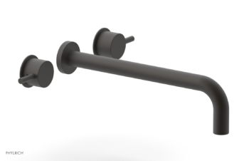 Phylrich Basic II 12"  Wall Lavatory Set - Lever Handles 230-14-12 - Oil Rubbed Bronze