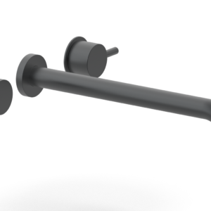 Phylrich Basic II 12″  Wall Lavatory Set – Lever Handles 230-14-12 – Gun Metal
