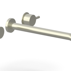 Phylrich Basic II 12″  Wall Lavatory Set – Lever Handles 230-14-12 – Satin Nickel
