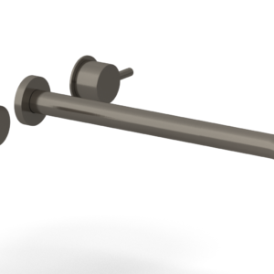 Phylrich Basic II 14″  Wall Lavatory Set – Lever Handles 230-14-14 – Pewter