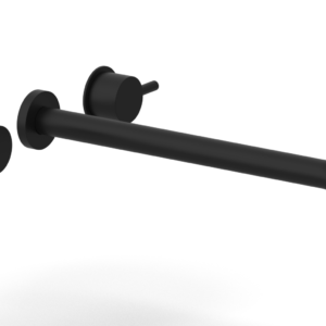 Phylrich Basic II 14″  Wall Lavatory Set – Lever Handles 230-14-14 – Matte Black
