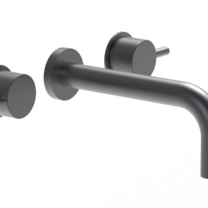 Phylrich BASIC II Wall Lavatory Set 230-14 – Gun Metal