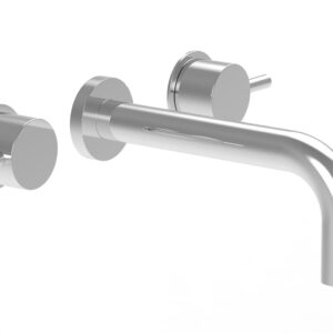 Phylrich BASIC II Wall Lavatory Set 230-14 – Polished Chrome