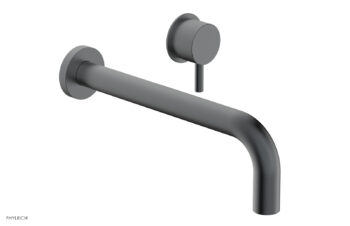 Phylrich Basic II 10" Single Handle Wall Lavatory Set - Lever Handle 230-15-10 - Gun Metal