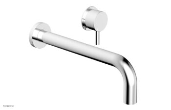 Phylrich Basic II 10" Single Handle Wall Lavatory Set - Lever Handle 230-15-10 - Polished Chrome