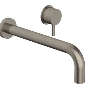Phylrich Basic II 10″ Single Handle Wall Lavatory Set – Lever Handle 230-15-10 – Pewter