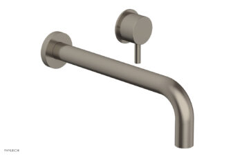 Phylrich Basic II 10" Single Handle Wall Lavatory Set - Lever Handle 230-15-10 - Pewter