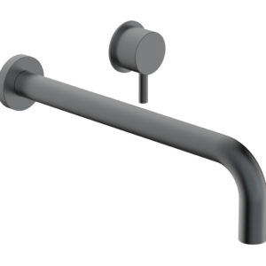 Phylrich Basic II 12″ Single Handle Wall Lavatory Set – Lever Handle 230-15-12 – Gun Metal