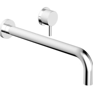 Phylrich Basic II 12″ Single Handle Wall Lavatory Set – Lever Handle 230-15-12 – Polished Chrome