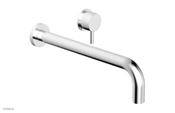 Phylrich Basic II 12" Single Handle Wall Lavatory Set - Lever Handle 230-15-12 - Polished Chrome