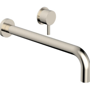 Phylrich Basic II 12″ Single Handle Wall Lavatory Set – Lever Handle 230-15-12 – Polished Nickel