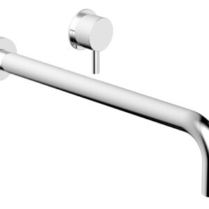 Phylrich Basic II 14″ Single Handle Wall Lavatory Set – Lever Handle 230-15-14 – Polished Chrome