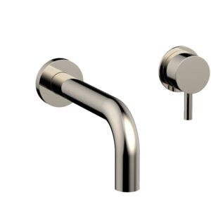 Phylrich Basic II Single Handle Wall Lavatory Set – Lever Handle 230-15 – Polished Nickel