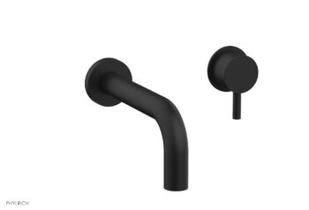 Phylrich Basic II Single Handle Wall Lavatory Set - Lever Handle 230-15 - Matte Black