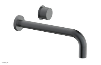 Phylrich Basic II 10" Single Handle Wall Lavatory Set - Smooth Handle 230-16-10 - Gun Metal