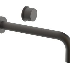 Phylrich Basic II 10″ Single Handle Wall Lavatory Set – Smooth Handle 230-16-10 – Oil Rubbed Bronze