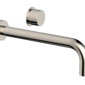 Phylrich Basic II 10″ Single Handle Wall Lavatory Set – Smooth Handle 230-16-10 – Polished Nickel
