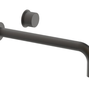 Phylrich Basic II 12″ Single Handle Wall Lavatory Set – Smooth Handle 230-16-12 – Oil Rubbed Bronze