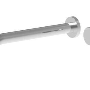 Phylrich Basic II 10″ Single Handle Wall Lavatory Set – Knurled Handle 230-18-10 – Polished Chrome