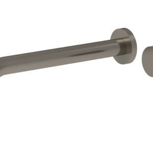Phylrich Basic II 10″ Single Handle Wall Lavatory Set – Knurled Handle 230-18-10 – Pewter