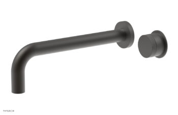 Phylrich Basic II 10" Single Handle Wall Lavatory Set - Knurled Handle 230-18-10 - Oil Rubbed Bronze