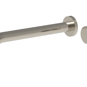 Phylrich Basic II 10″ Single Handle Wall Lavatory Set – Knurled Handle 230-18-10 – Polished Nickel