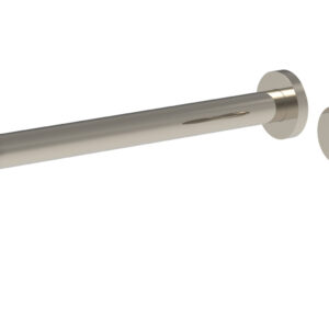 Phylrich Basic II 12″ Single Handle Wall Lavatory Set – Knurled Handle 230-18-12 – Polished Nickel